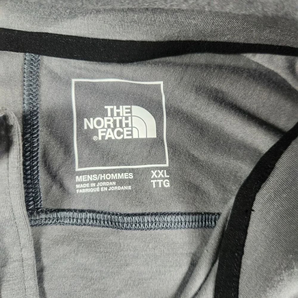 The North Face Mens 2XL Gray 1/4 Zip‎ Pullover Athletic Top Lightweight Gorpcore